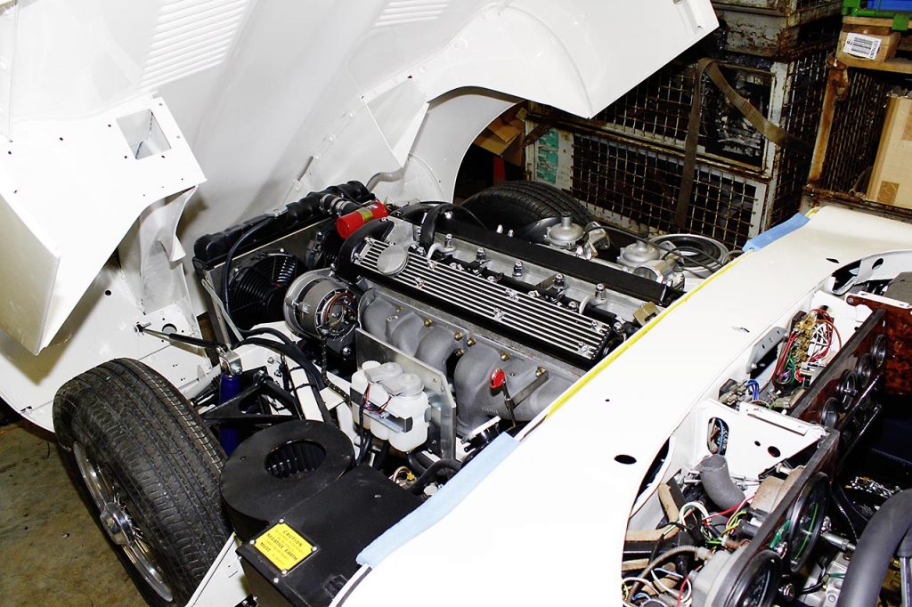 Jaguar E-Type Restaurierung Motor